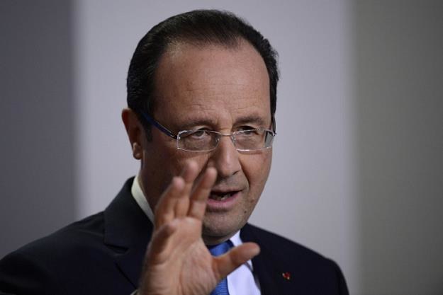 Francois Hollande, prezydent Francji, nastawał na wprowadzenie 75-procentowego podatku /AFP