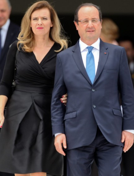 Francois Hollande ze swą oficjalną partnerką życiową Valerie Trierweiler /FERNANDO BIZERRA JR   /PAP/EPA