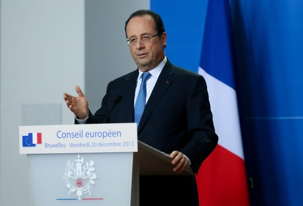 Francois Hollande /OLIVIER HOSLET /PAP/EPA