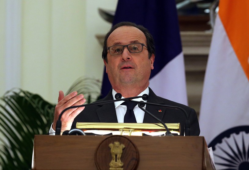 Francois Hollande /HARISH TYAGI   /PAP/EPA