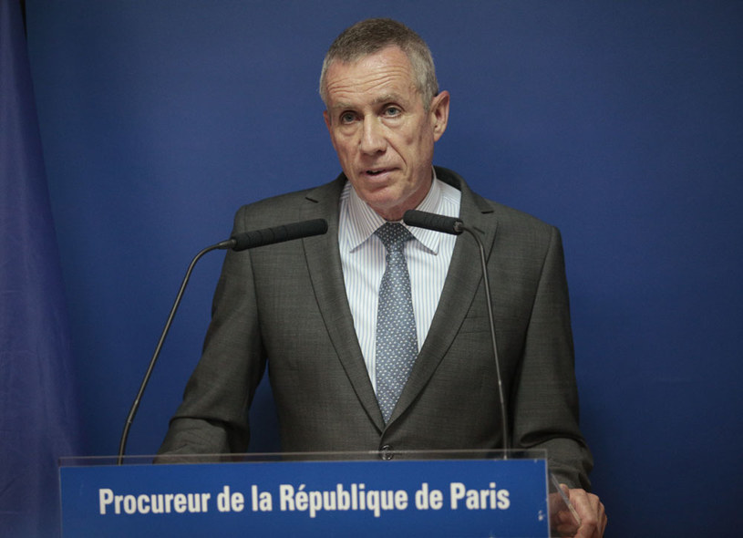 Francois Molins podczas konferencji prasowej /AFP