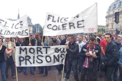 Francuska policja protestuje przeciw cięciom budżetowym