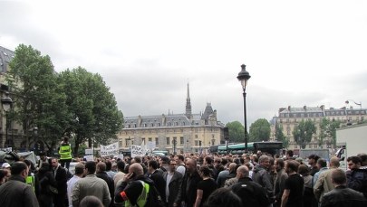 Francuska policja protestuje przeciw cięciom budżetowym