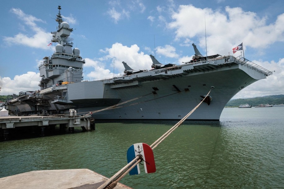Francuski lotniskowiec Charles de Gaulle /YASUYOSHI CHIBA/AFP /East News