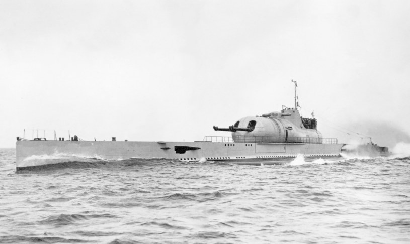 Francuski okręt podwodny "Surcouf" /Getty Images/Flash Press Media