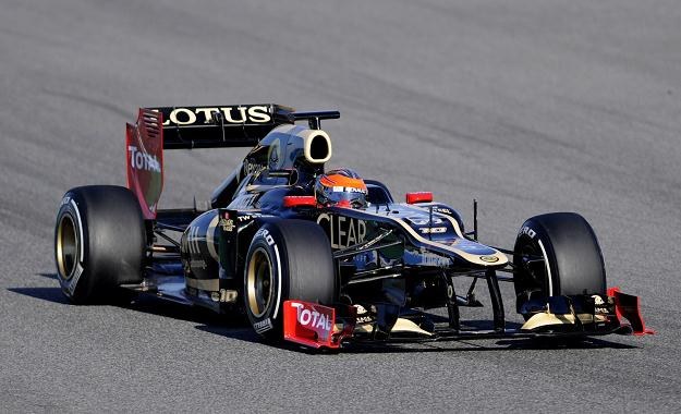 Francuz Romain Grosjean (Lotus Renault) /AFP