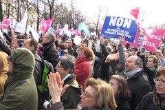 Francuzi protestują przeciwko małżeństwom homoseksualistów