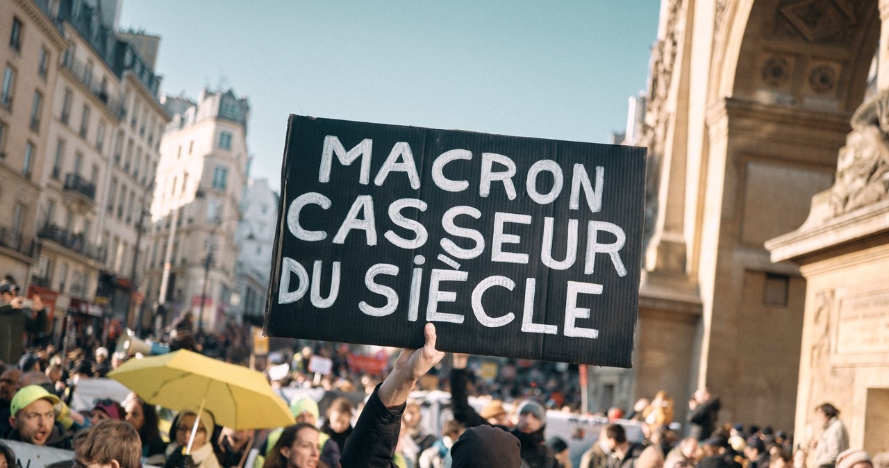 Francuzi wciąz protestują przeciw reformie emerytalnej /AFP
