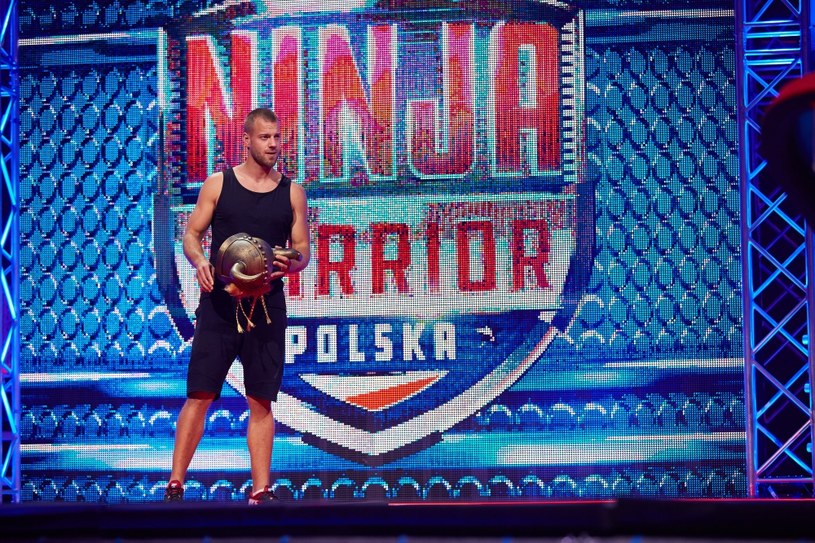 Franek Rumak na planie "Ninja Warrior Polska" /Krystian Szczęsny /Polsat