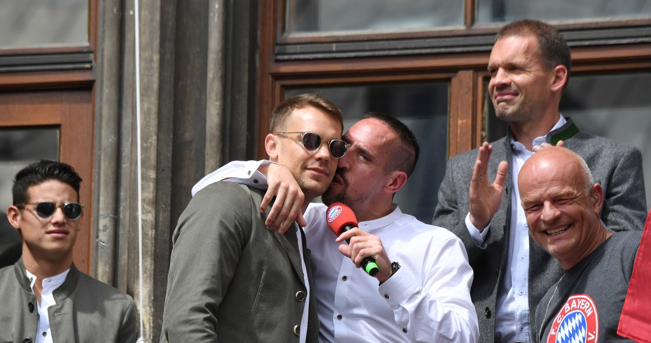 Frank Ribery i Manuel Neuer /AFP