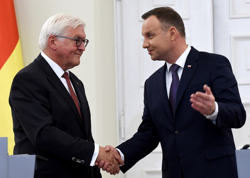 Frank-Walter Steinmeier i Andrzej Duda. Prezydent Niemiec udzieli prezydentowi Polski moralnego wsparcia? /AFP
