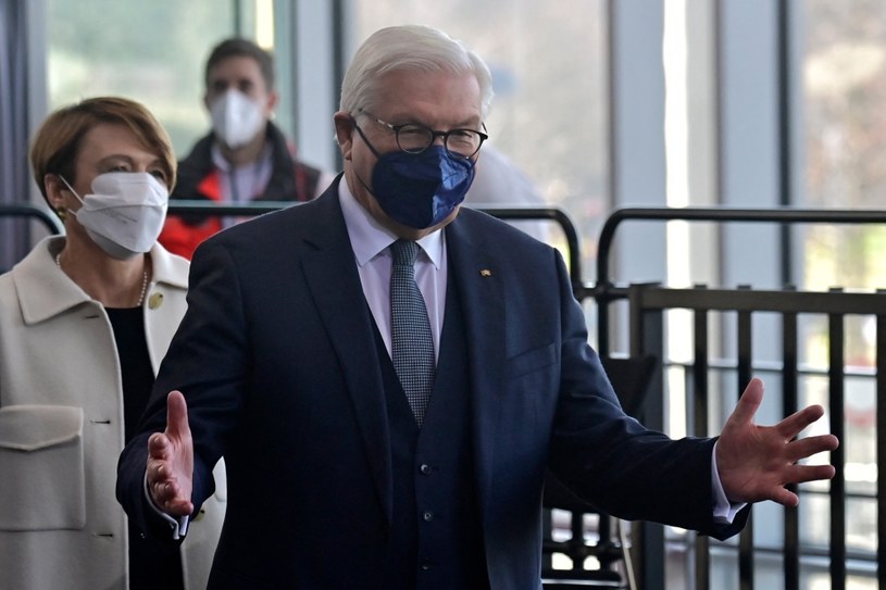 Frank-Walter Steinmeier w niedzielę przed wyborem na kolejną kadencję /AFP