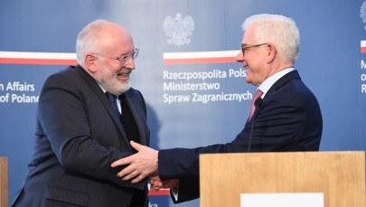 Frans Timmermans podsumował wizytę w Polsce wpisem na Twitterze