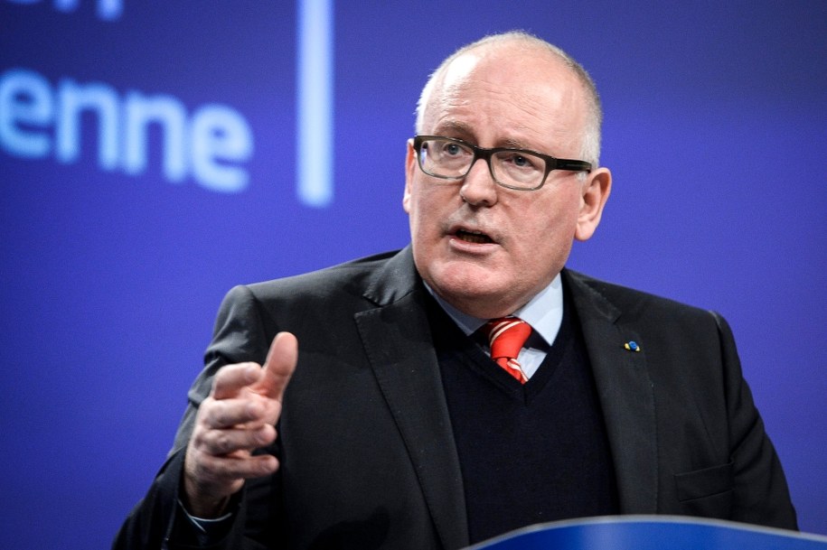 Frans Timmermans / 	Wiktor Dąbkowski    /PAP