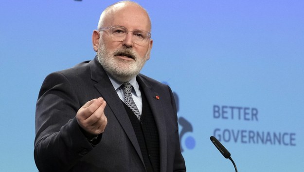 Frans Timmermans /OLIVIER HOSLET /PAP/EPA