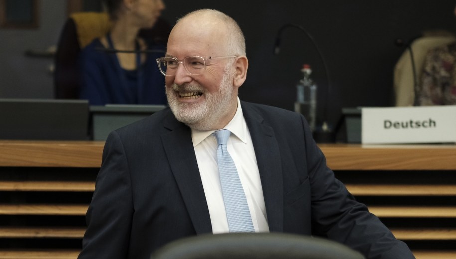 Frans Timmermans /OLIVIER HOSLET /PAP/EPA