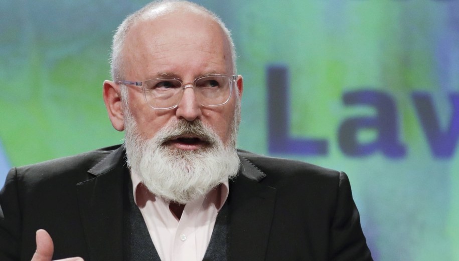 Frans Timmermans /OLIVIER HOSLET /PAP/EPA