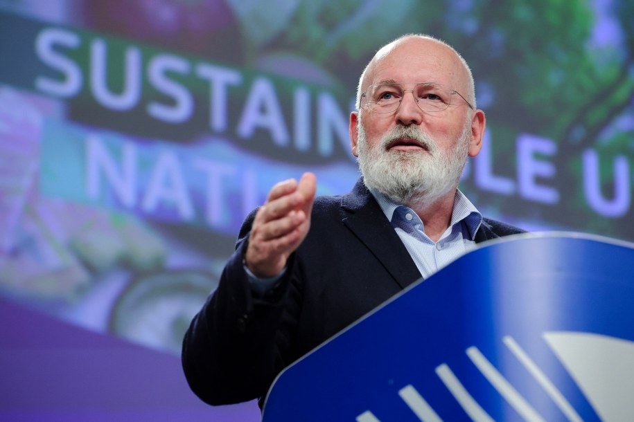 Frans Timmermans /OLIVIER MATTHYS    /PAP/EPA