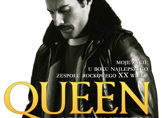 Freddie Mercury (Queen) na okładce książki Petera Hince'a /
