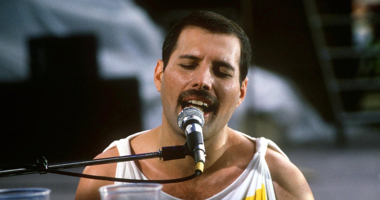 Freddie Mercury w 1986 roku /RICHARD YOUNG / Rex Features /East News