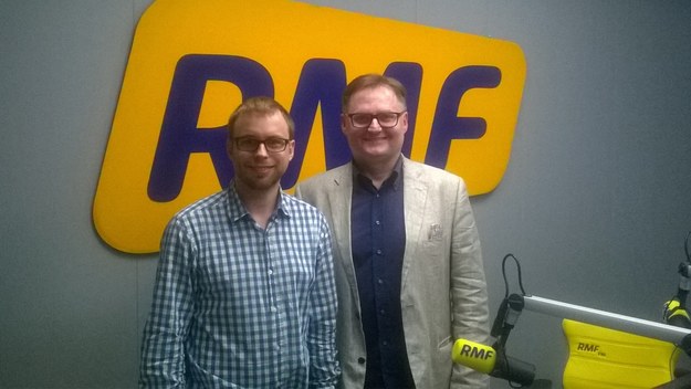 Frédéric Schneider i Bogdan Zalewski /RMF FM /