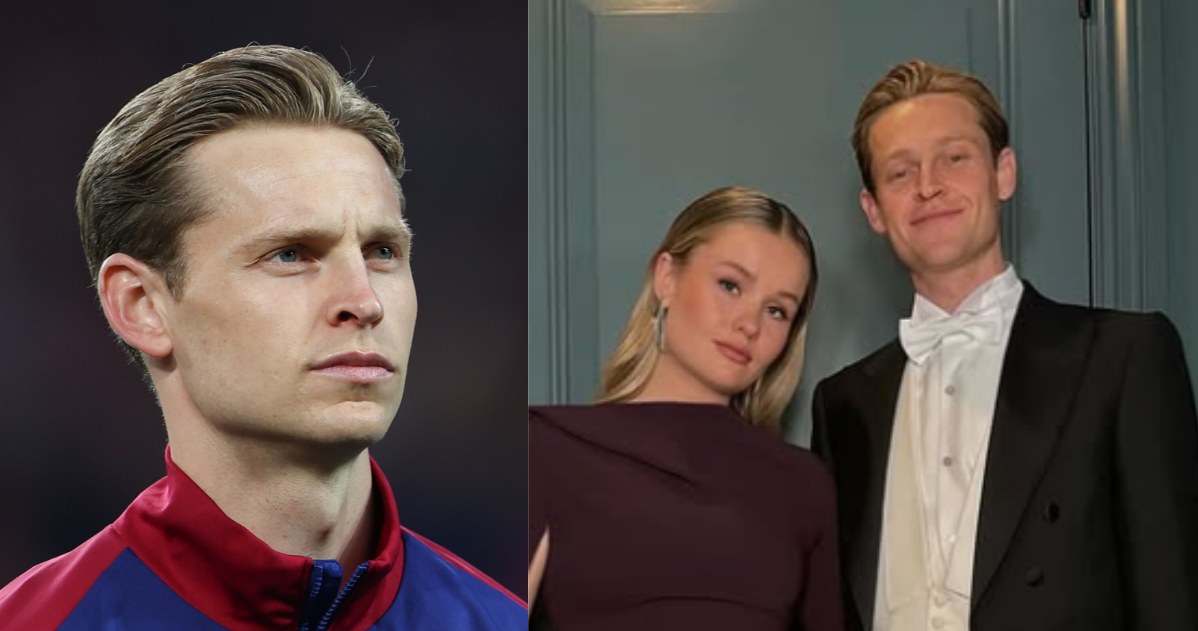 Frenkie de Jong wraz z żoną spodziewają się drugiego dziecka /Grzegorz Wajda/REPORTER/Instagram @mikkykiemeney