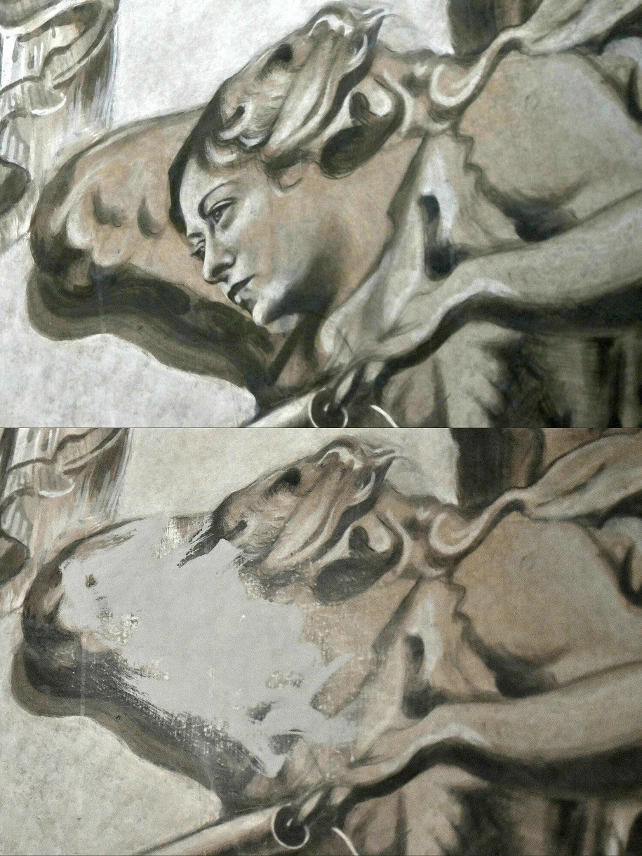 Fresk nad rzeźbą króla Włoch Humberta II wywołał w ostatnich dniach sensację /FILIPPO MONTEFORTE/AFP /East News