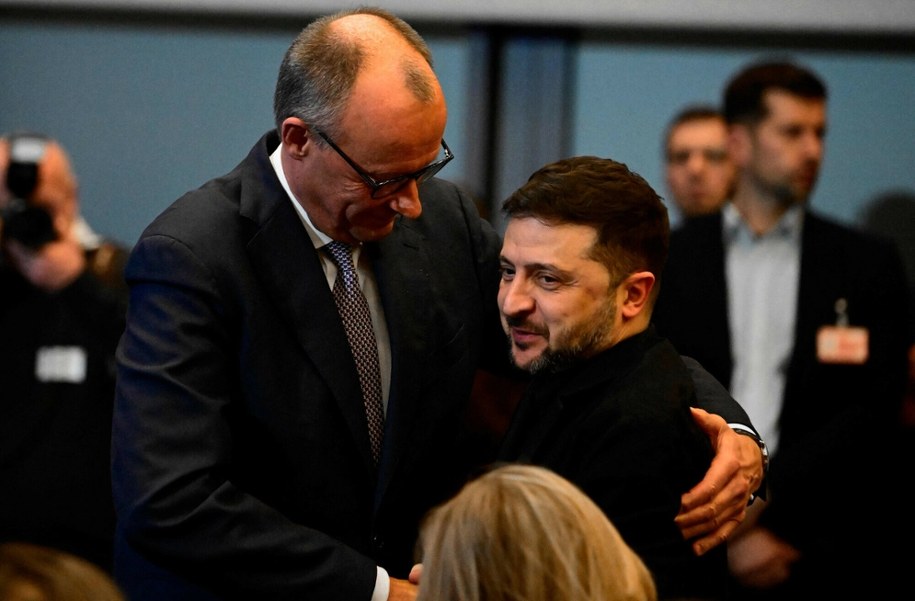 Friedrich Merz i Wołodymyr Zełenski /TOBIAS SCHWARZ/AFP /East News