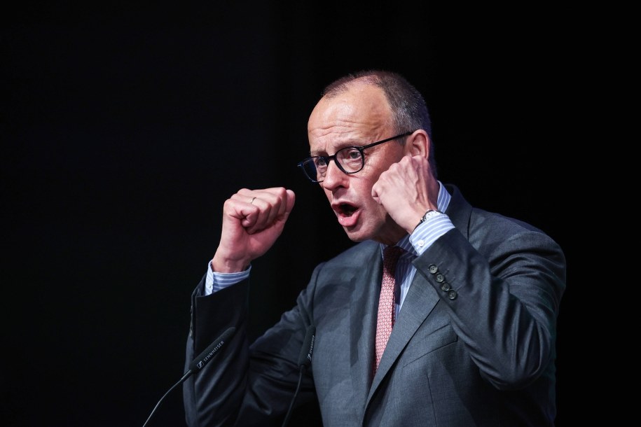 Friedrich Merz, przewodniczący CDU /Ronny Hartmann /PAP/EPA