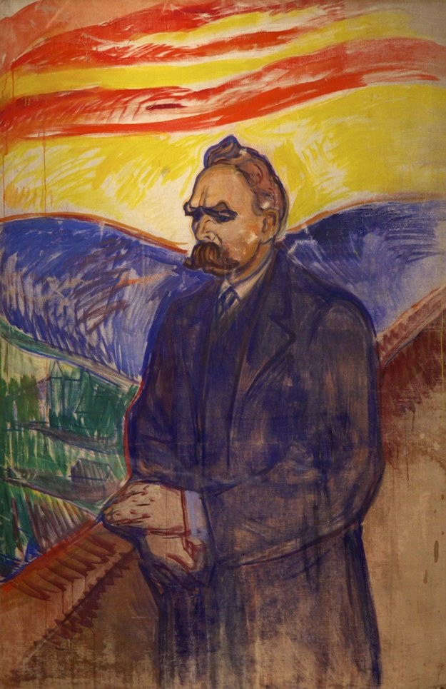 Friedrich Nietzsche - obraz  Edvarda Muncha (1906) /Peter Barritt /PAP/Photoshot