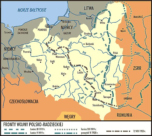 Fronty wojny polsko-radzieckiej /Encyklopedia Internautica
