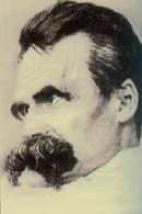 Fryderyk Nietzsche, sztych /Encyklopedia Internautica