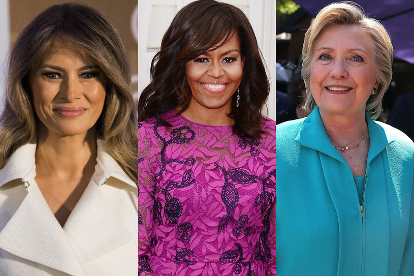 Fryzury i suknie first lady zajmują wyborców nie mniej niż polityka jej męża /Getty Images