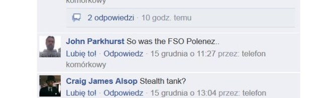 FSO ma kiepskie notowania na świecie /Facebook / 
