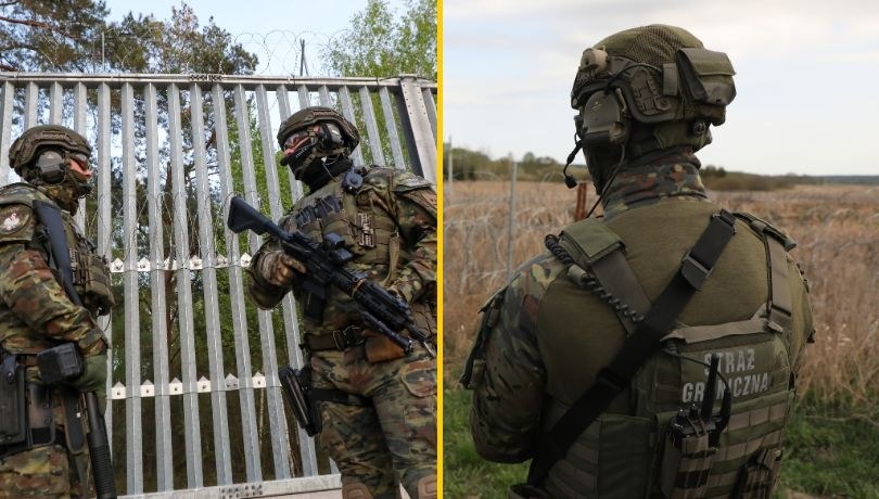 Funckjonariusze straży granicznej (zdjęcie poglądowe) /Artur Reszko /PAP