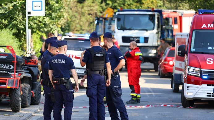 Funkcjonariusz wjechał w kobietę. Wypadek w trakcie policyjnego pościgu