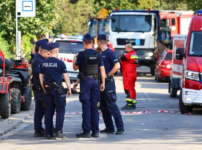 Funkcjonariusz wjechał w kobietę. Wypadek w trakcie policyjnego pościgu