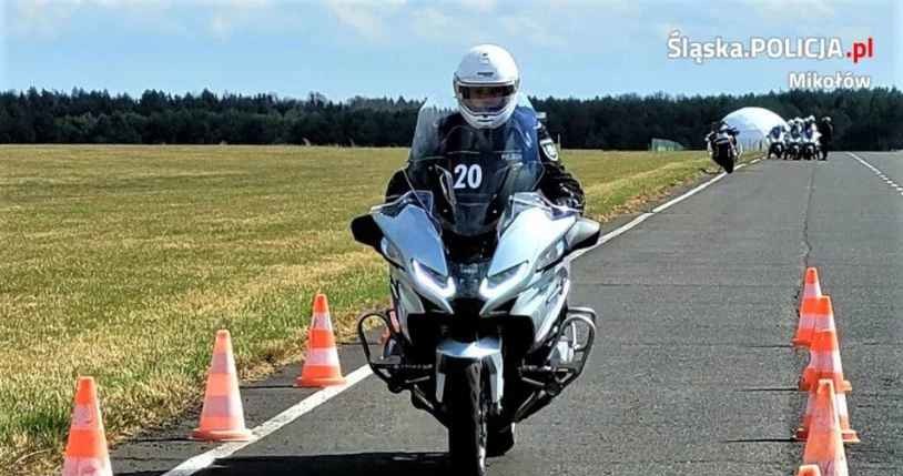 Funkcjonariusze, którzy mają korzystać z BMW R 1250 RT, przeszli szkolenie w ośrodku doskonalenia jazdy w Bednarach /Policja