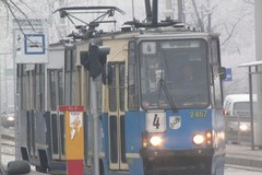 Fuszerka na pętli tramwajowej we Wrocławiu 