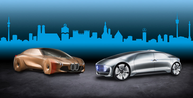 Futurystyczne koncepty BMW i Mercedesa /Informacja prasowa