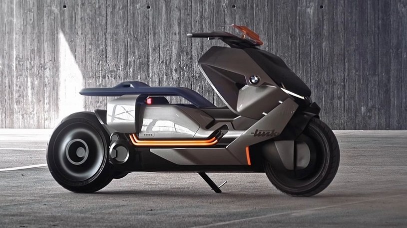 Futurystyczny, elektryczny skuter od BMW rodem z Cyberpunka pojawił się na ulicy /Geekweek