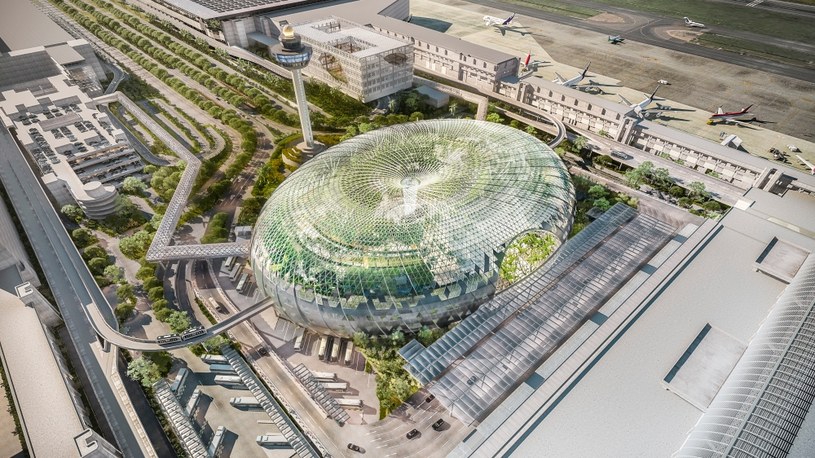Futurystyczny wygląd nowego terminalu /Changi Airport /materiały prasowe