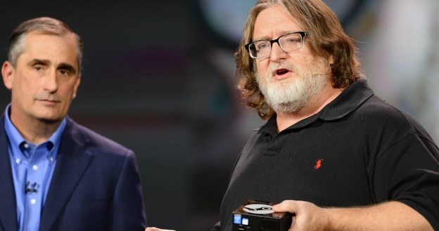 Gabe Newell - wystąpienie na CES 2014 /AFP