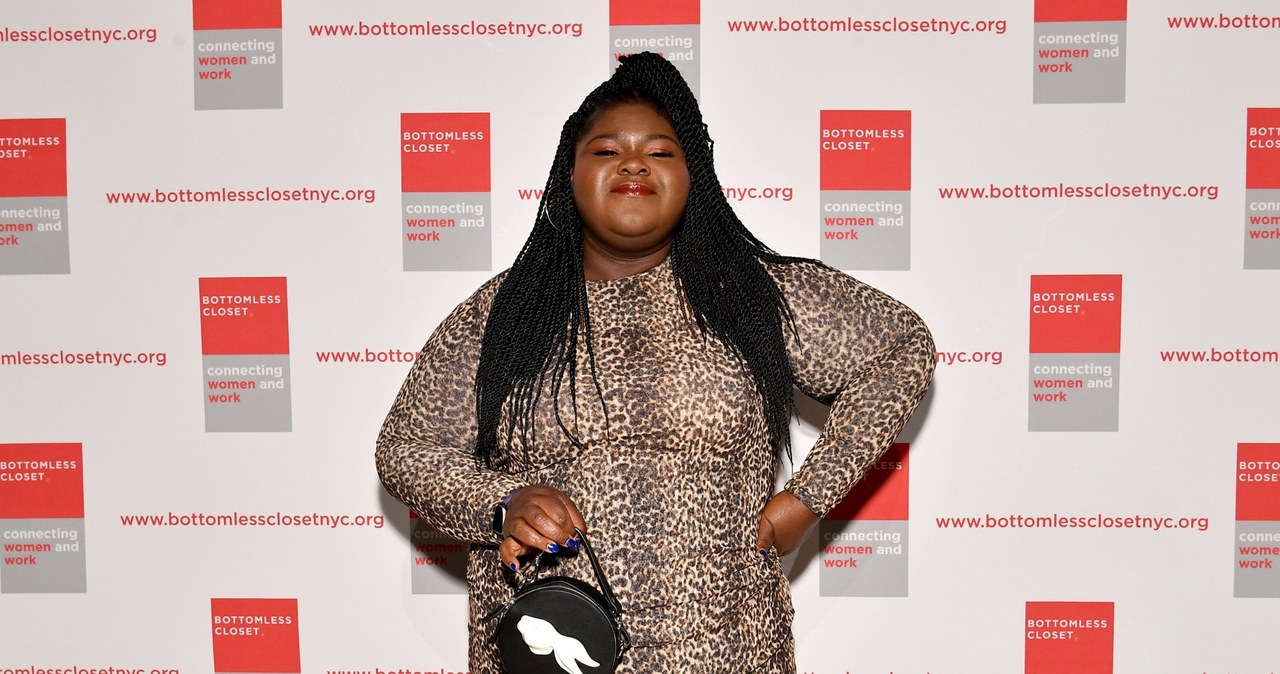 Gabourey Sidibe na gali Anniversary Bottomless Closet Luncheon /Dia Dipasupil /Getty Images