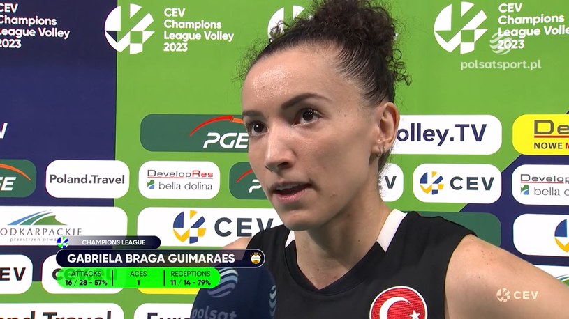 Gabriela Braga Guimaraes: Kluczem był mental, bo wiedziałyśmy, że Rzeszów potrafi świetnie grać. WIDEO