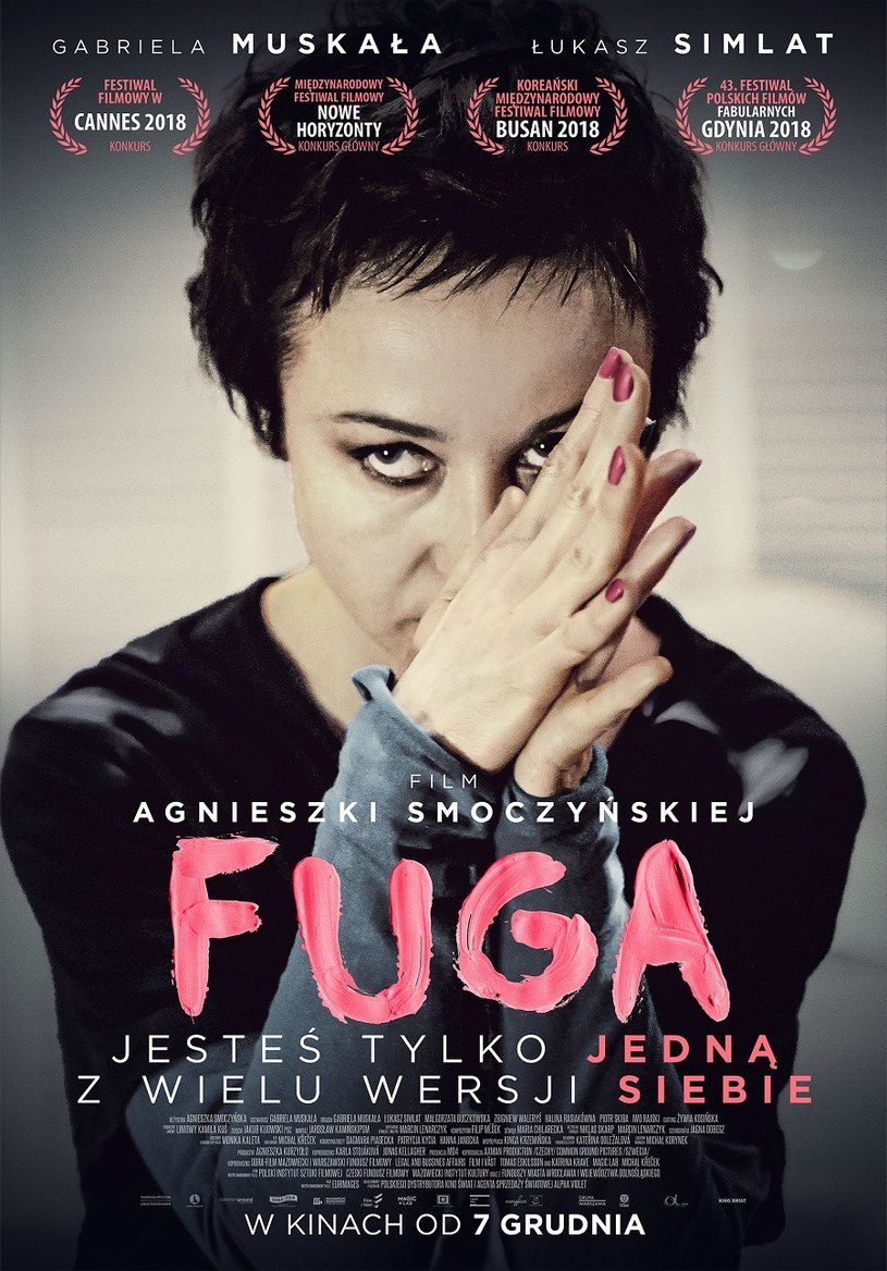 Gabriela Muskała na plakacie filmu "Fuga" /materiały prasowe