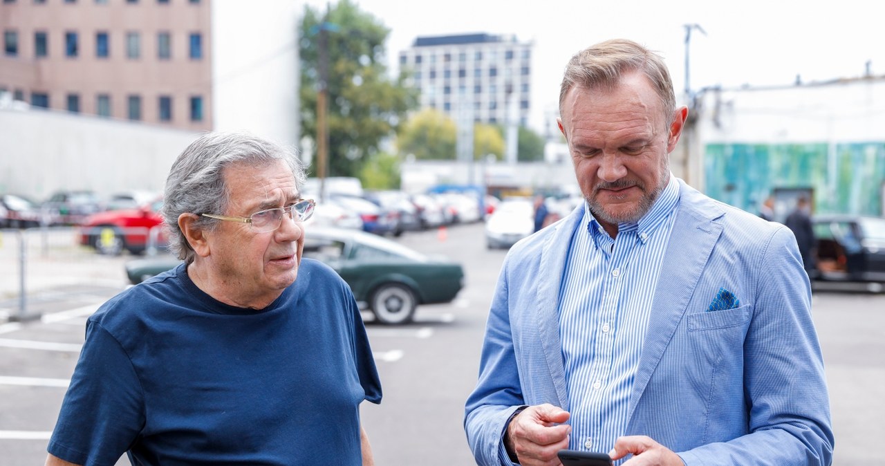 Gajos, Pazura i Stuhr znów spotkali się na planie /Podlewski /AKPA