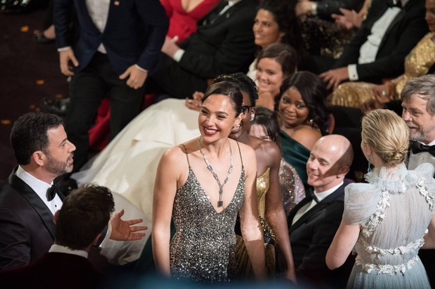 Gal Gadot na oscarowej gali w 2018 r. /Scott Diussa /PAP/Photoshot