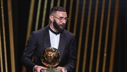 Gala Ballon d'Or: Złota Piłka dla Karima Benzemy. Lewandowski na czwartym miejscu