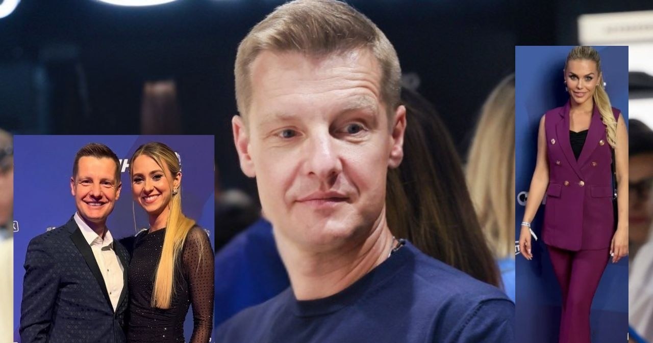 Gala Ekstraklasy 2025: Rafał Mroczek z żoną i Marlena Muranowicz /Gałązka, Instagram rafalmroczek, @marlmurano /AKPA